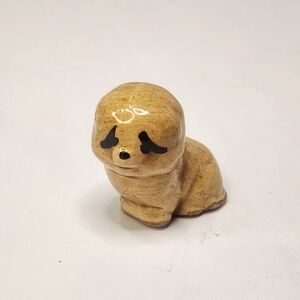 Cute Tan Ceramic Figurine